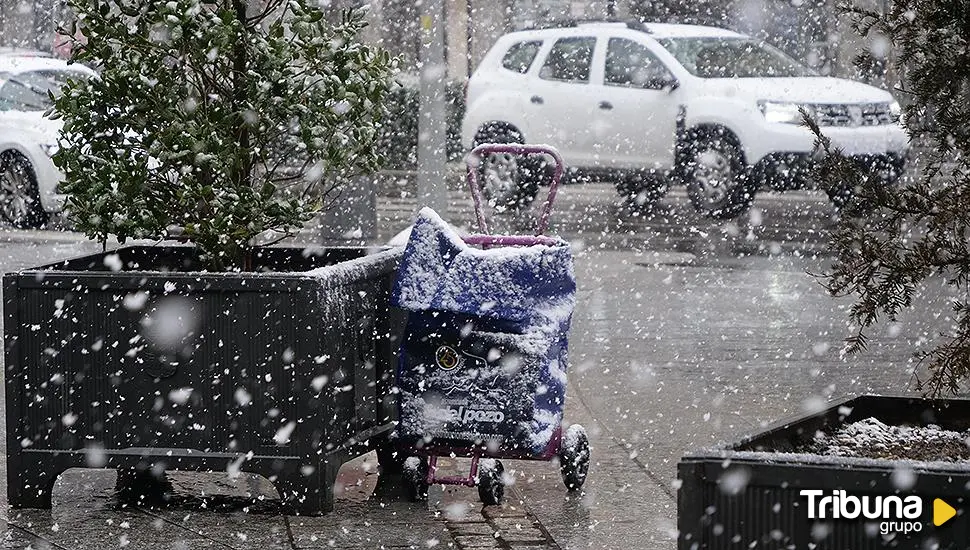 Aviso por nieve en la madrugada del sábado en todas las provincias, excepto Valladolid