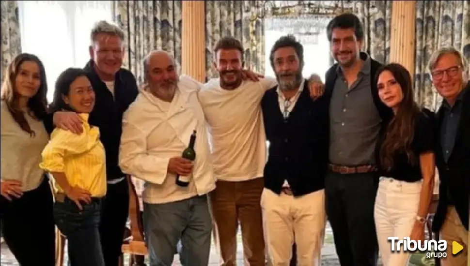 La familia Beckham, en Valladolid: aterrizaron en Villanubla, visitaron bodegas...