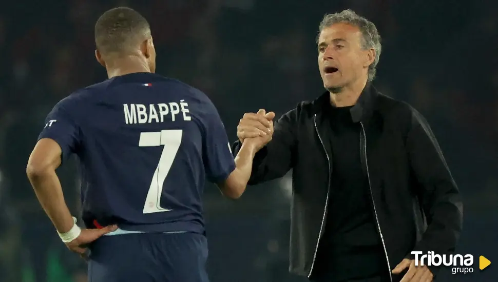 Luis Enrique asegura que la salida de Mbappé "no cambia nada"