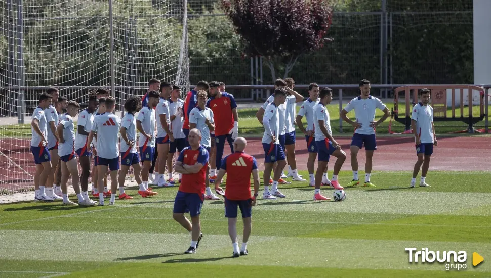 Último entrenamiento de la Selección antes del amistoso contra Andorra