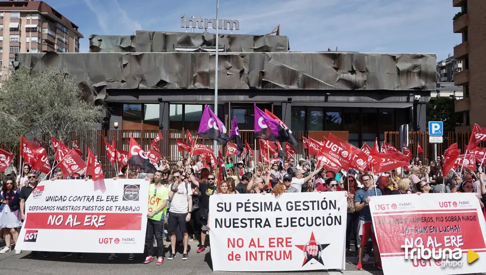 Los trabajadores de Intrum salen a la calle por un ERE voluntario 