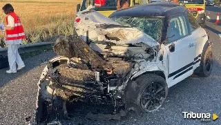 "Un coche volaba": el testimonio de un testigo sobre un aparatoso accidente en Tordesillas