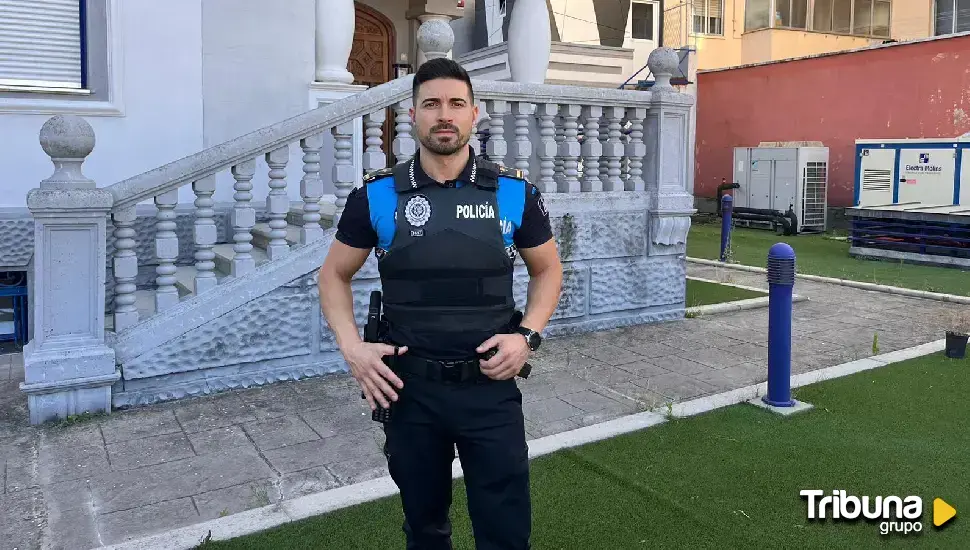 La heroicidad de Diego, un policía 'salvavidas' en Valladolid: "Hice todo lo que estaba en mi mano"