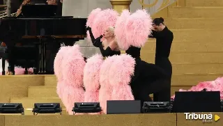 Lady Gaga da la nota cabaretera a la ceremonia inaugural de París 2024