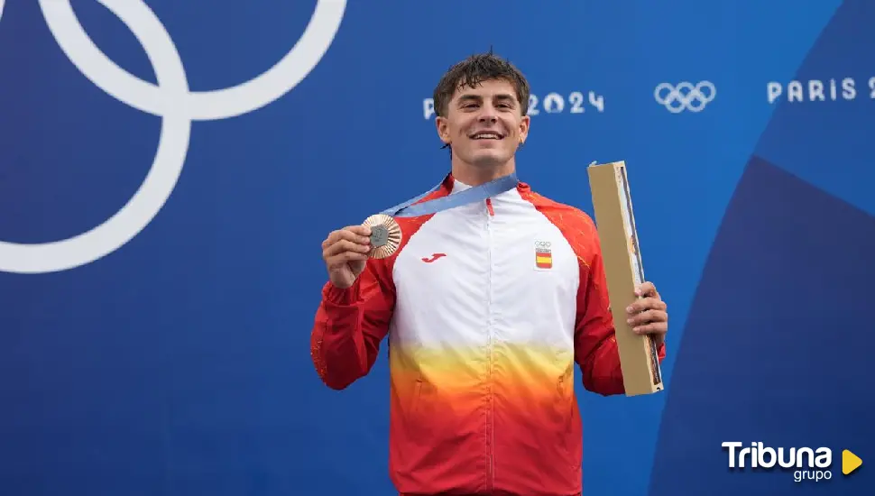 Pau Echaniz logra la medalla de bronce para España en K1 eslalon