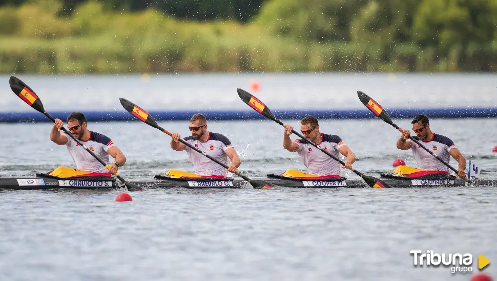 Craviotto, Arévalo, Cooper y Germade se hacen con el bronce en K4 500