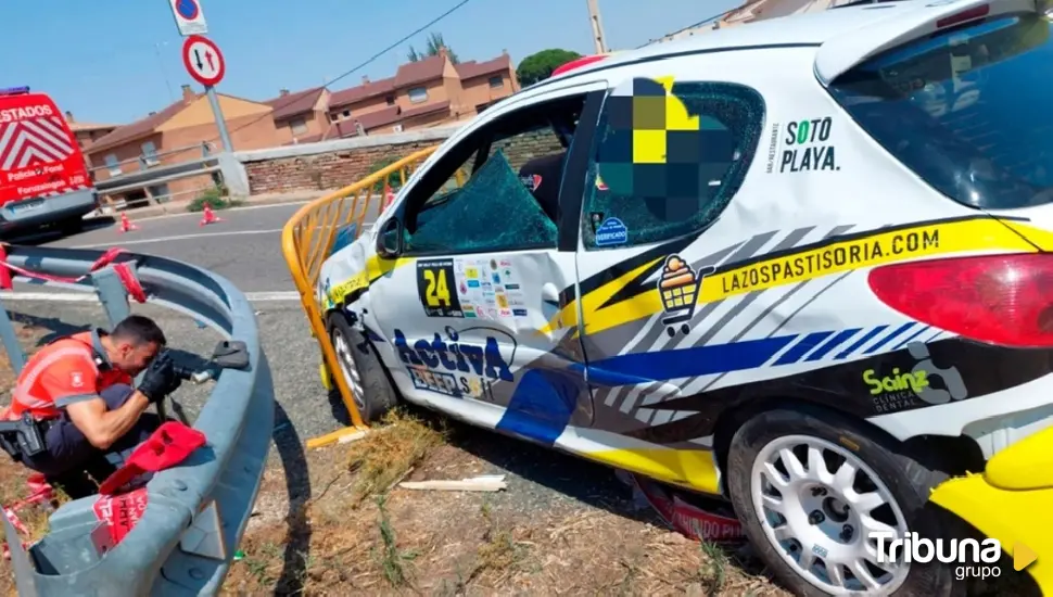 Siete heridos en un atropello durante un rally en Navarra