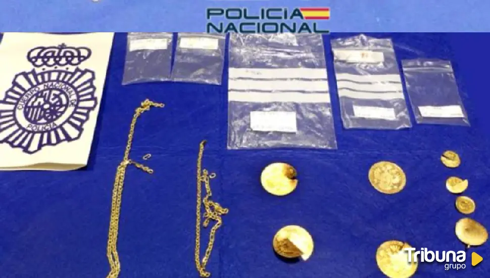 Detenido en Valladolid por vender piezas de oro falsas: estafó más de 26.000 euros 