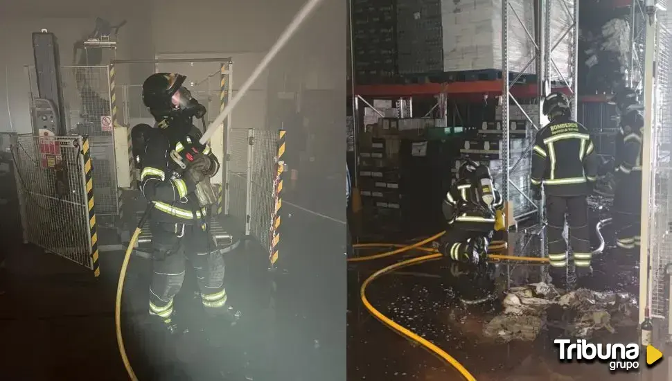 Un incendio calcina parte de una bodega de la Ribera del Duero