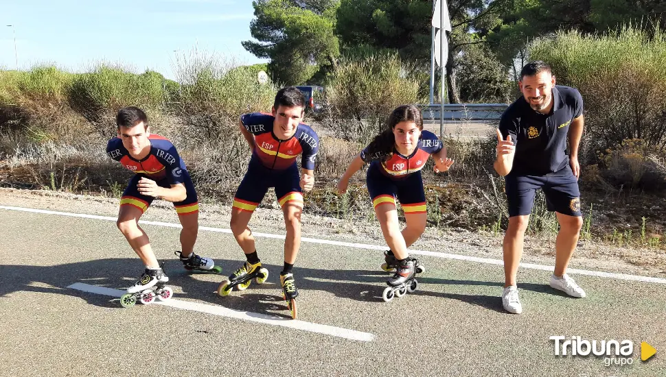 Los Rolling Lemons participan con España en los 'Juegos Olímpicos' del patinaje