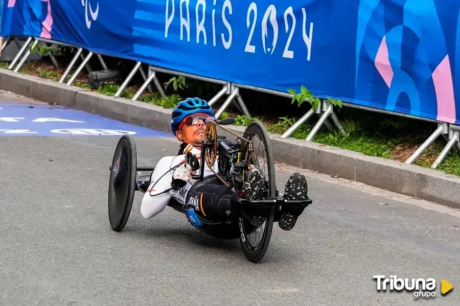 Sergio Garrote suma una nueva medalla al quedar segundo en la carrera ruta de los Paralímpicos