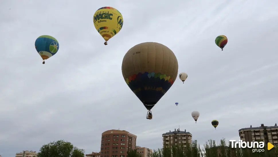 El cielo de Valladolid se cubre de 16 globos aerostáticos