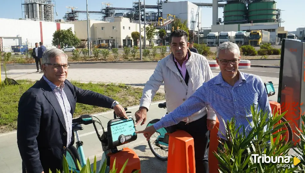 La entrada de Michelin contará con una estación de BIKI para favorecer la movilidad laboral