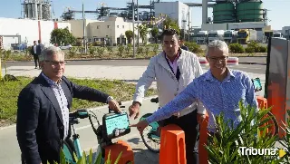 La entrada de Michelin contará con una estación de BIKI para favorecer la movilidad laboral