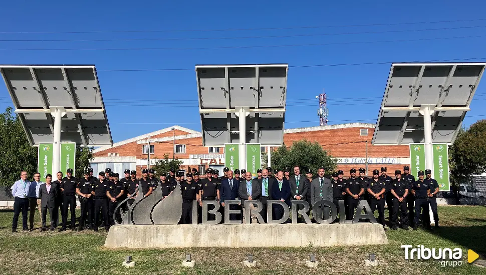 Iberdrola enseña a la Policía Nacional de Valladolid a actuar en situaciones de riesgo en instalaciones eléctricas