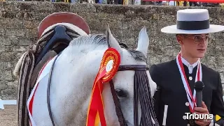 El vallisoletano Cesar García Román, campeón de Castilla y León de Doma Vaquera