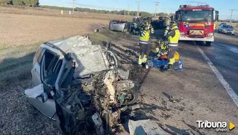 Tres personas fallecieron el año pasado en accidente de tráfico en Valladolid sin el cinturón puesto