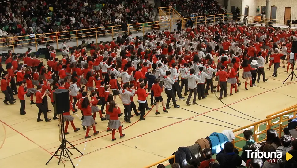 Un colegio vallisoletano recrea su propio Camino de Santiago 