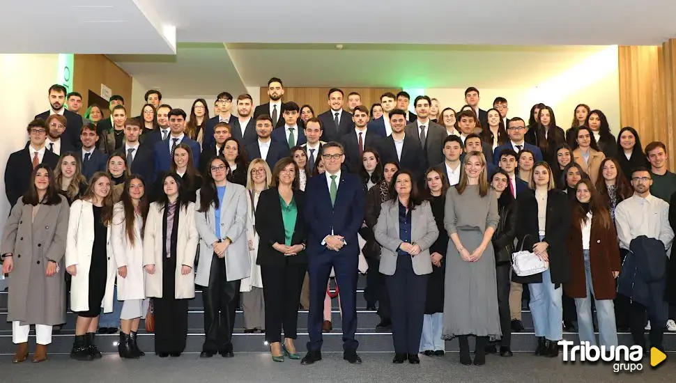 Un  total de 101 estudiantes universitarios comienzan sus prácticas en Eurocaja Rural