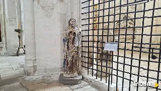 La escultura de San Pedro del siglo XIV regresa al Real Monasterio de Santa Clara de Tordesillas 