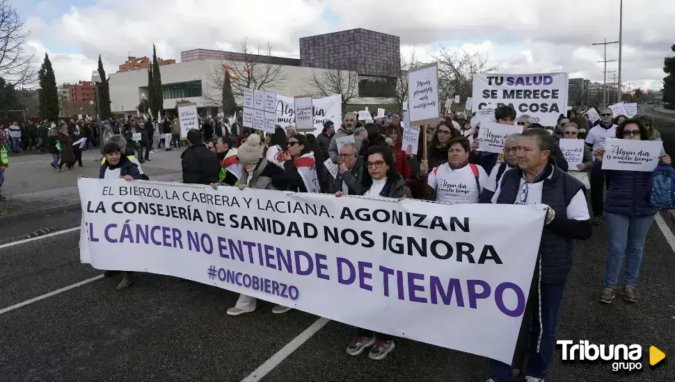 Dos mil personas claman en Valladolid por una sanidad pública digna para el Bierzo