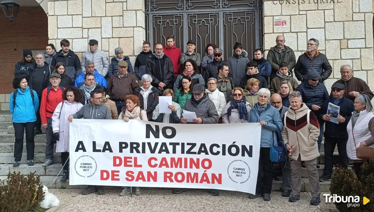 San Román de Hornija se vuelve a movilizar contra el cierre de caminos públicos