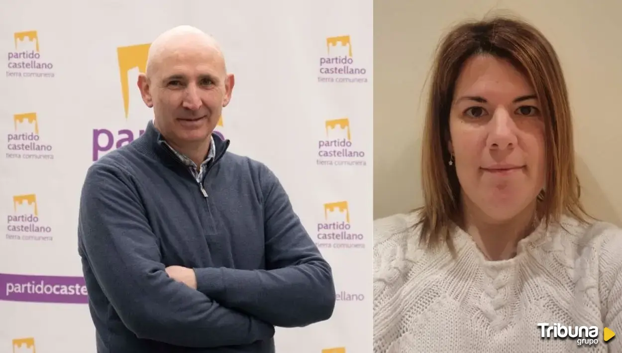 Noelia Rubio y Javier Villafañe confirman sus candidaturas a presidir el Partido Castellano-Tierra Comunera 